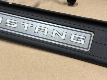 2015-2023 Ford Mustang "My Color" Sill/Scuff Plates Interior Trim Black
