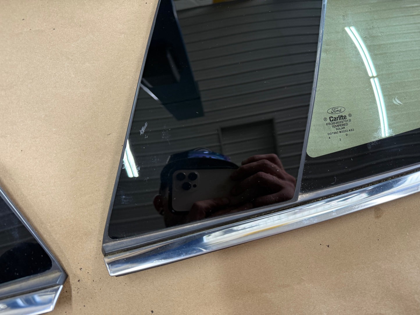 2015-2017 Ford Mustang GT Anniversary Stepped Quarter Glass Windows & Trim
