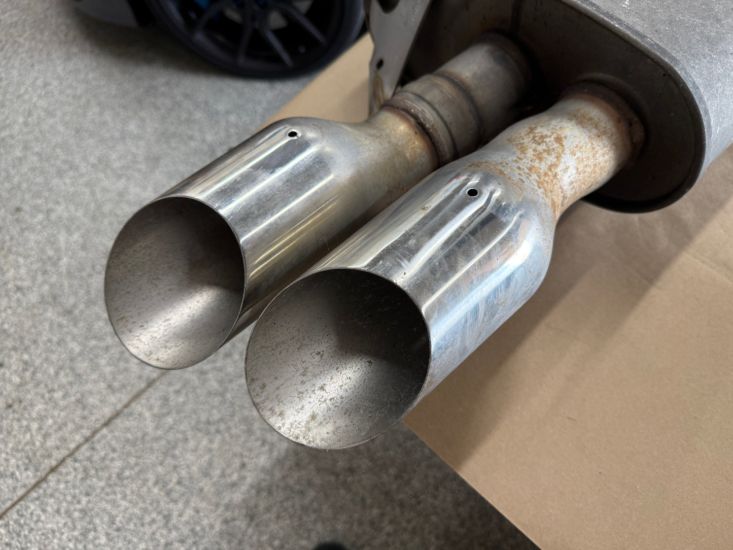 2018-2023 Ford Mustang GT Active Exhaust Quad Tip Mufflers