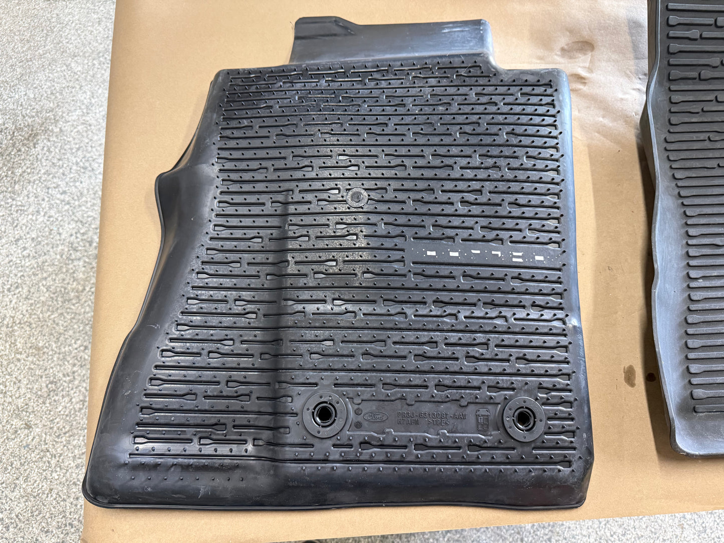 2024-2026 Ford Mustang Rubber Front & Rear Floor Mats