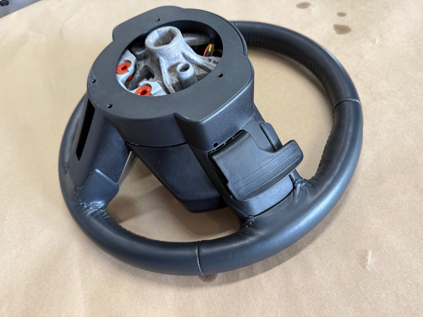 2018-2023 Mustang Leather Steering Wheel Automatic Paddle Shifters