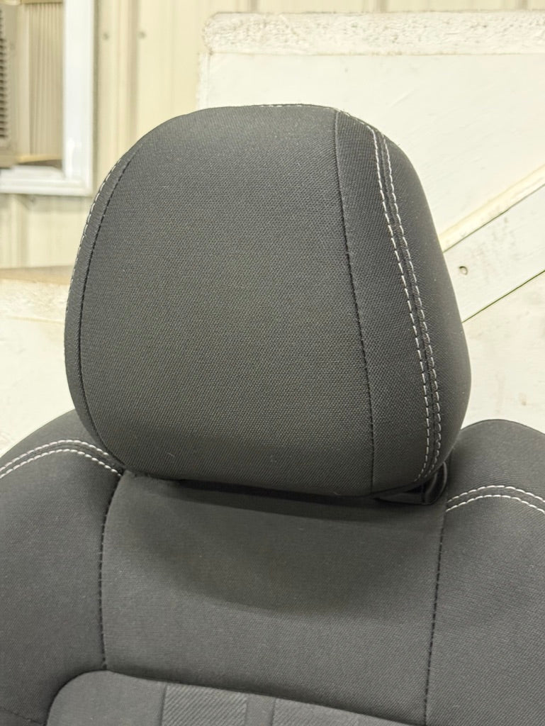 2018-2023 Ford Mustang GT Black Cloth Seats Coupe Front Power Seats
