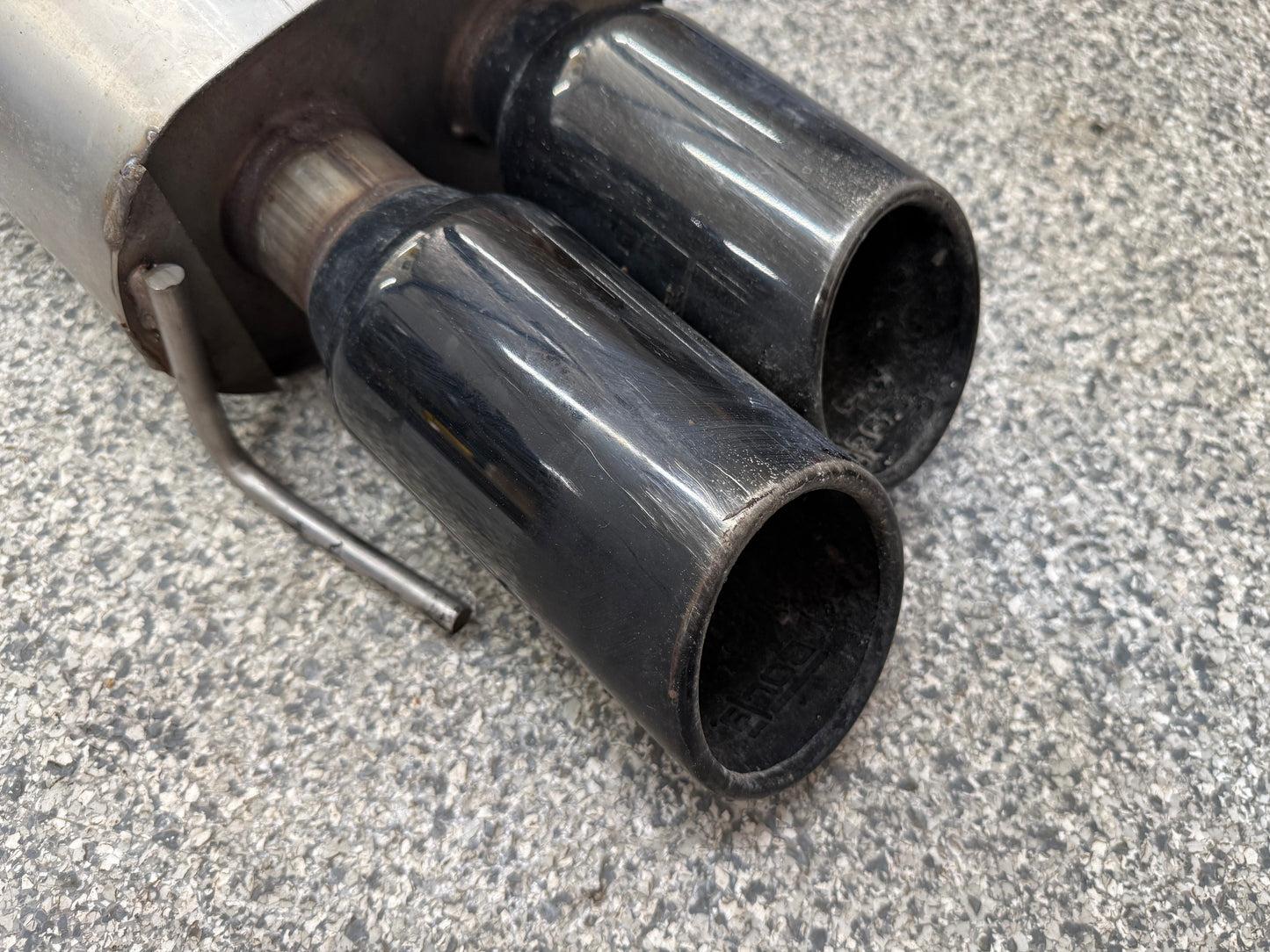 2018-2023 Ford Mustang GT Borla ATAK Cat-Back Exhaust System Black Tip *Damaged*