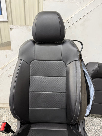 2018-2023 Ford Mustang GT Black Leather Coupe Front Rear Power Seats Heat Cooled