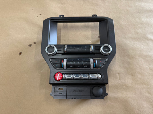 2015-2017 Ford Mustang GT Face Plate Premium Radio 8 inch Trim Piece