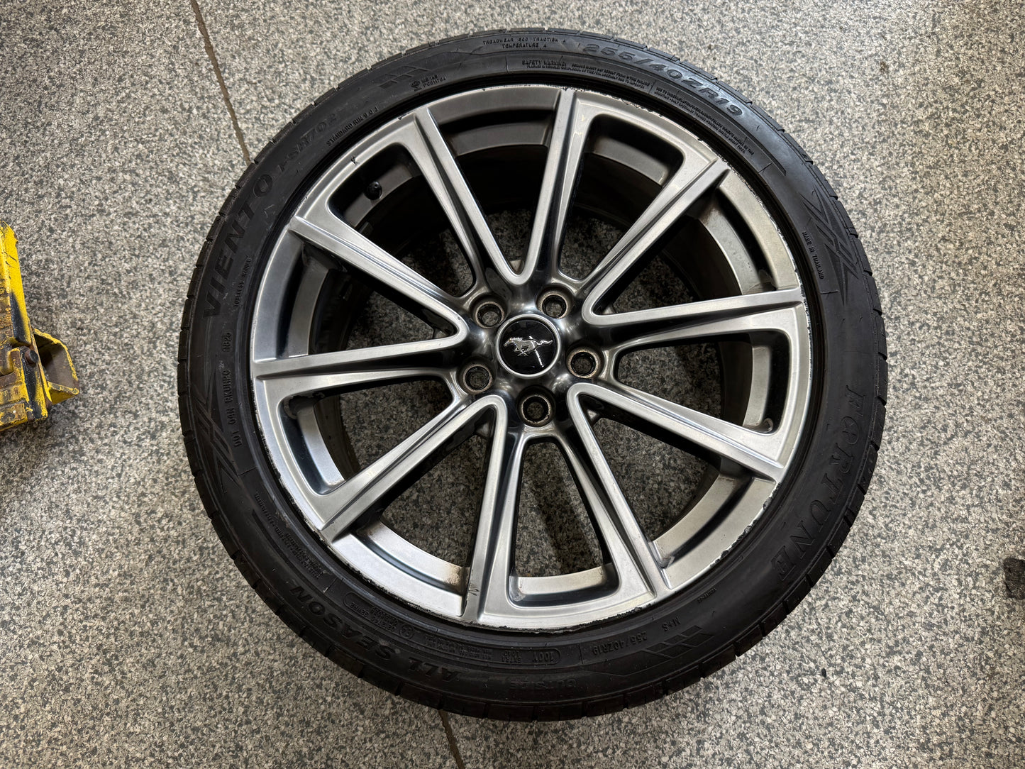 2015-2023 Ford Mustang GT Wheel Rim 19"x8.5" Fortune Viento 255/40/19
