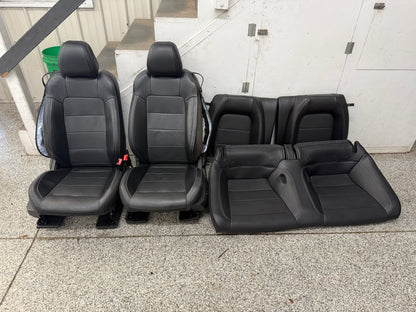 2018-2023 Ford Mustang GT Black Leather Coupe Front Rear Power Seats Heat Cooled