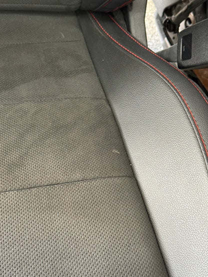 2018-2023 Ford Mustang GT California Special Front Rear Seats Black Red Stitch