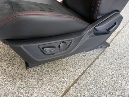 2018-2023 Ford Mustang GT California Special Front Rear Seats Black Red Stitch