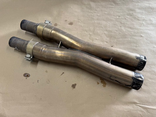 2018-2023 Ford Mustang GT Resonator Delete Unknown Brand X-Pipe - Aftermarket