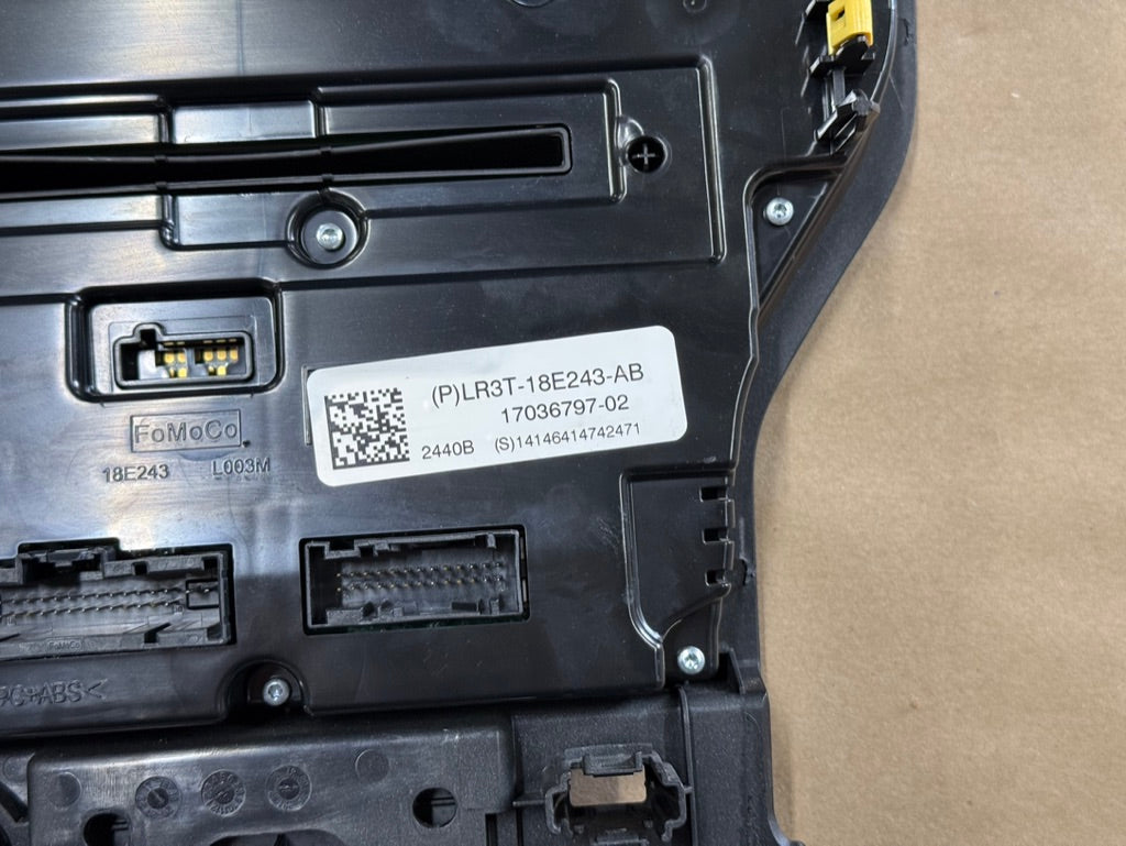 2018-2023 Ford Mustang GT Face Plate Radio Trim Piece