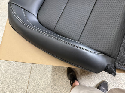 2018-2023 Ford Mustang GT Black Leather Coupe Rear Seat Covers
