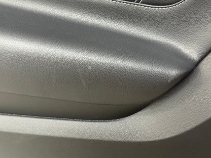 2015-2017 Ford Mustang GT V6 EcoBoost LH RH Leather Insert Door Panels Pair