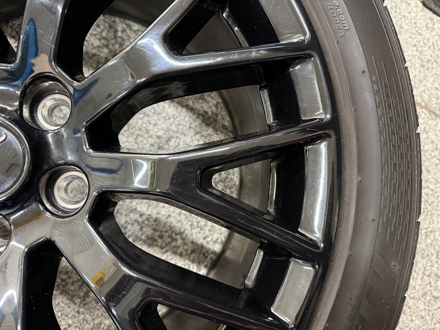 2015-2023 Mustang GT 5.0 19x9.5" Wheel Rim PP1 Rear 275/40/19 Kumho