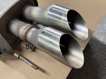 2018-2023 Ford Mustang GT Active Exhaust Quad Tip Mufflers