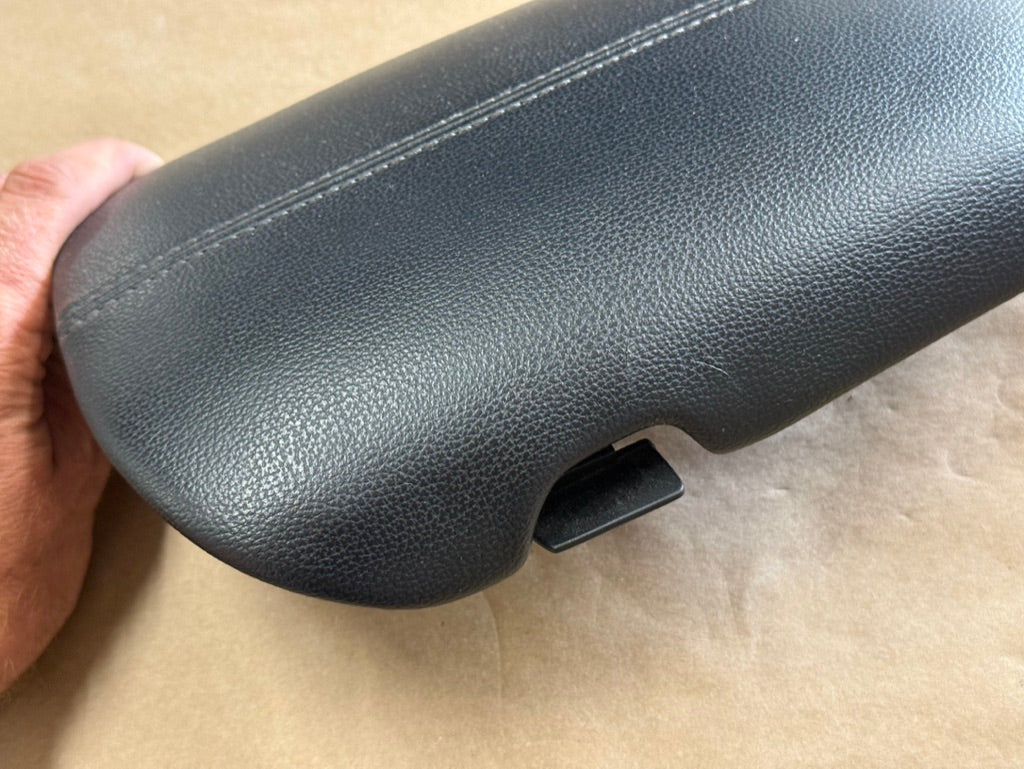 2015-2023 Ford Mustang Center Top Console Lid Armrest Grey Stitching