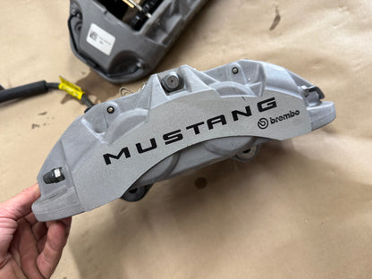 2024-2026 Ford Mustang GT Front 4 Piston BREMBO Brake Calipers Rotors 5k mi