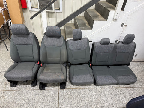 2023-2026 Ford F-250 F-350 Super Duty Front Rear Grey Cloth Seats