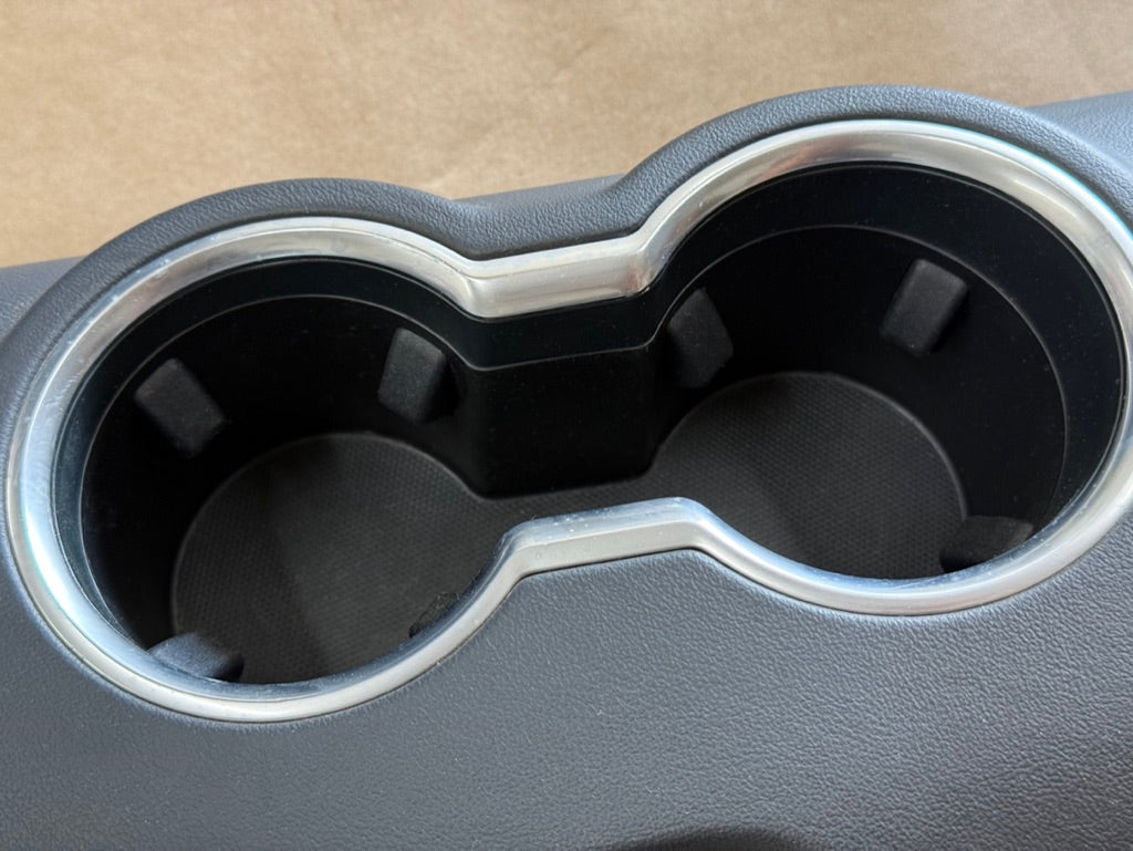 2024-2026 Ford Mustang Center Console Top Leather Wrapped Plastic Knee Pads