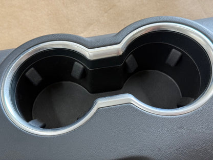 2024-2026 Ford Mustang Center Console Top Leather Wrapped Plastic Knee Pads