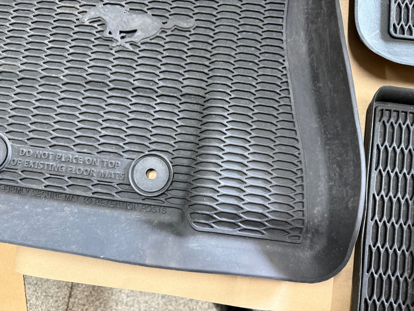 2015-2023 Ford Mustang Rubber Front & Rear Floor Mats