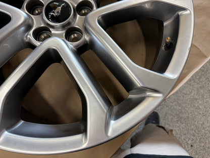 2015-2023 Ford Mustang GT Silver Wheel Rim 20x9"