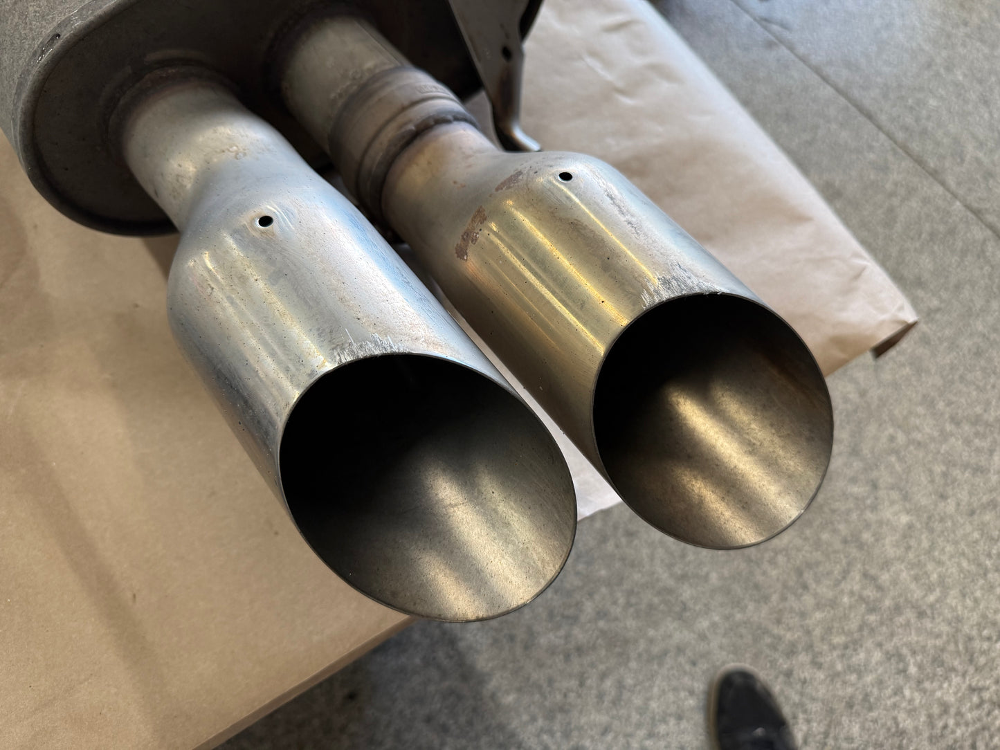 2018-2023 Ford Mustang GT Active Exhaust Quad Tip Mufflers