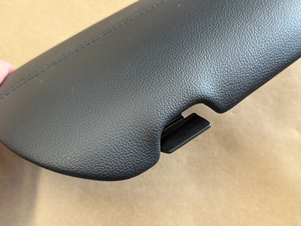 2015-2023 Ford Mustang Center Top Console Lid Armrest Black Stitching