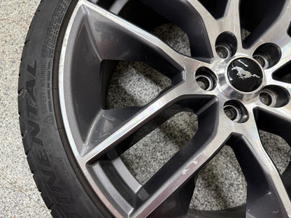 2015-2023 Ford Mustang GT Wheel Rim 20x9" Continental Extreme Contact 265/35/20