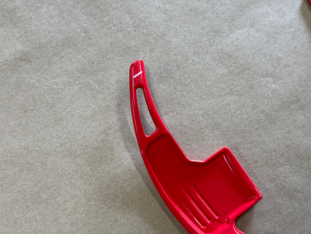2015-2023 Ford Mustang Auto Paddle Shifter Extensions "Red"