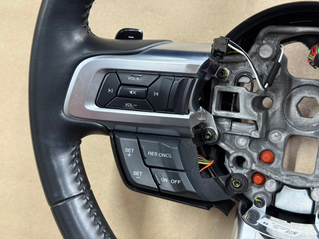 2018-2023 Ford Mustang Leather Steering Wheel "Auto"  38k mi