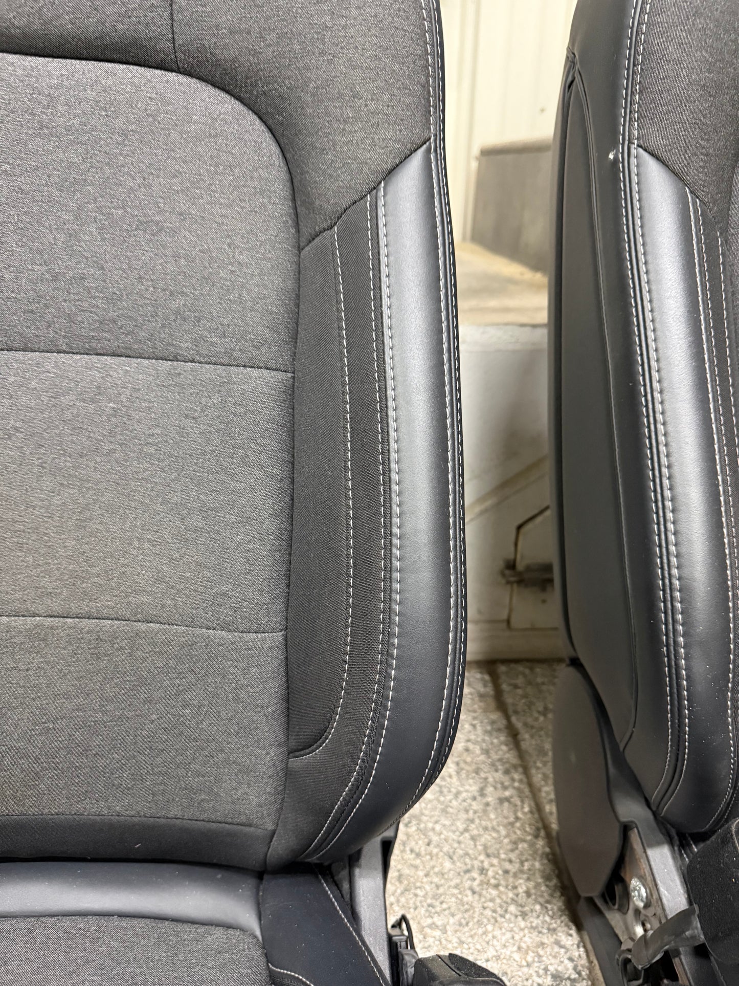 2024-2026 Ford Mustang GT Black Cloth Leather Seats Coupe