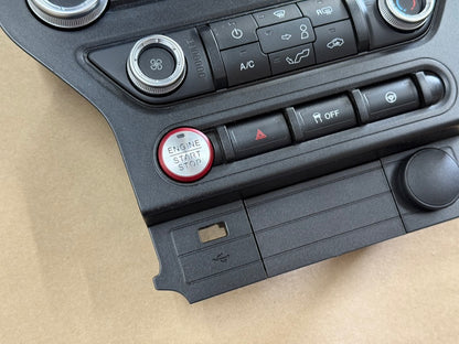 2018-2023 Ford Mustang GT Face Plate Radio Trim Piece