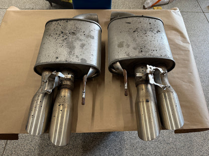 2018-2023 Ford Mustang GT Active Exhaust Quad Tip Mufflers