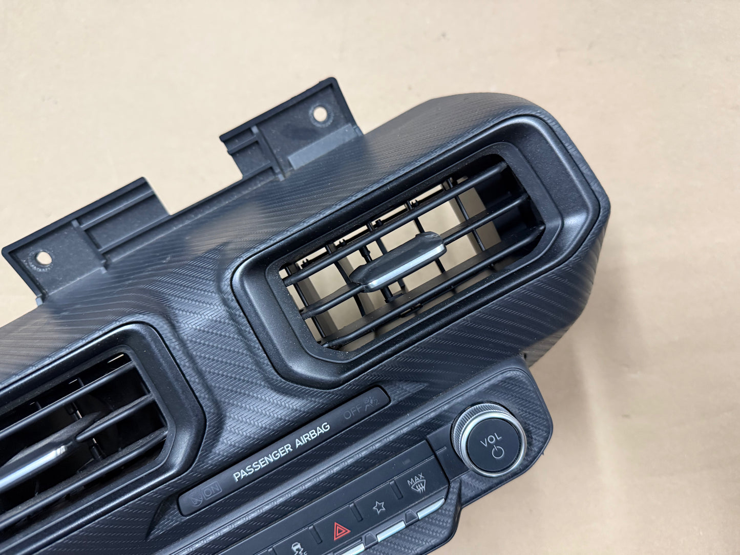 2024-2025 Ford Mustang S650 Center Dash Trim Air Vents Push Start Bezel Panel