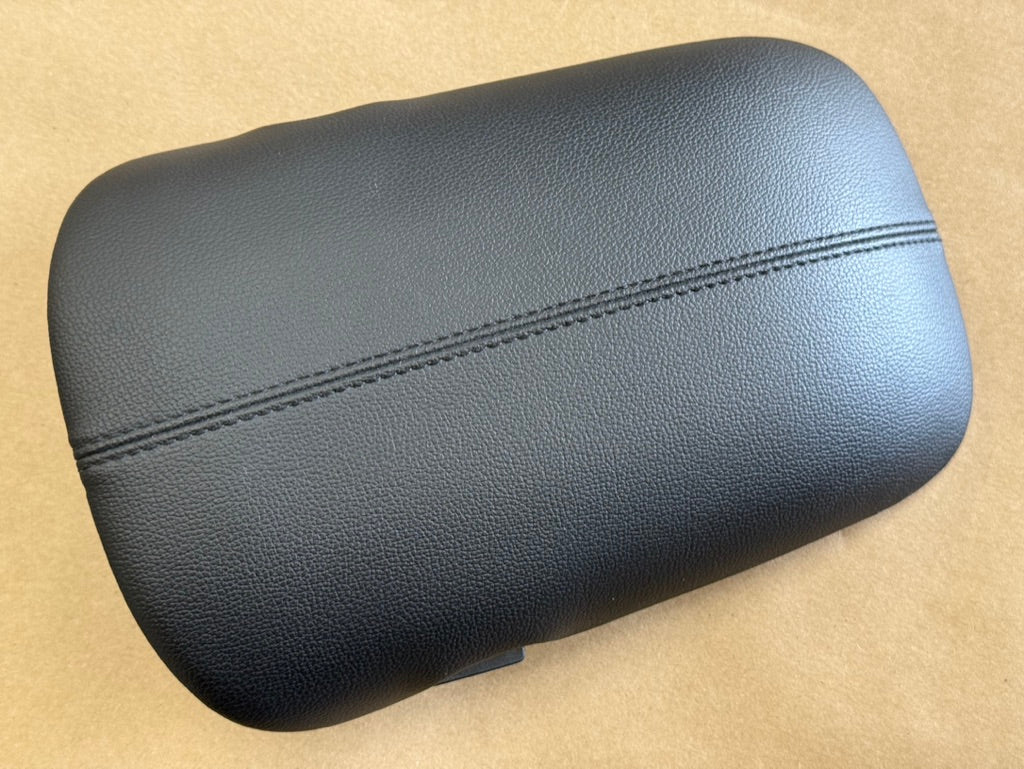 2015-2023 Ford Mustang Center Top Console Lid Armrest Black Stitching