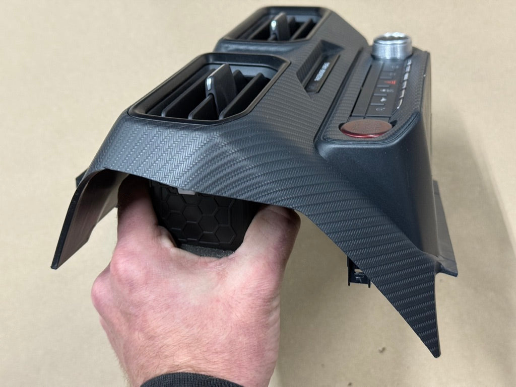 2024-2026 Ford Mustang S650 Center Dash Trim Air Vents Push Start Bezel Panel