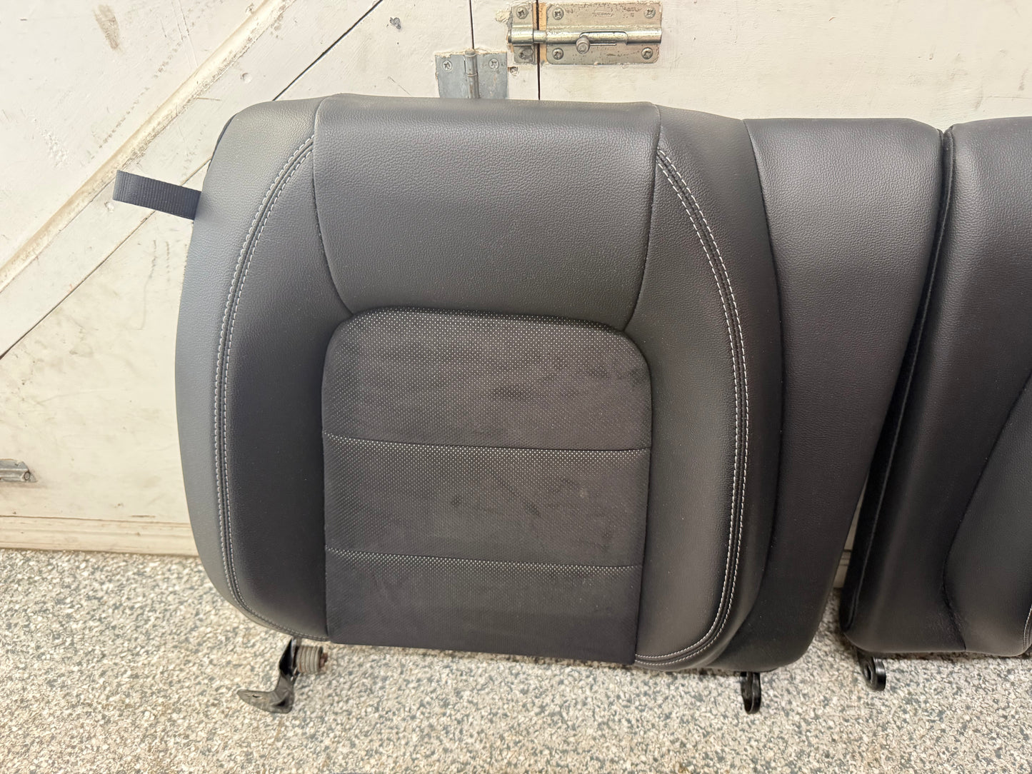 2018-2023 Ford Mustang GT Leather/Suede Set of Seats Black Heated/Cooled