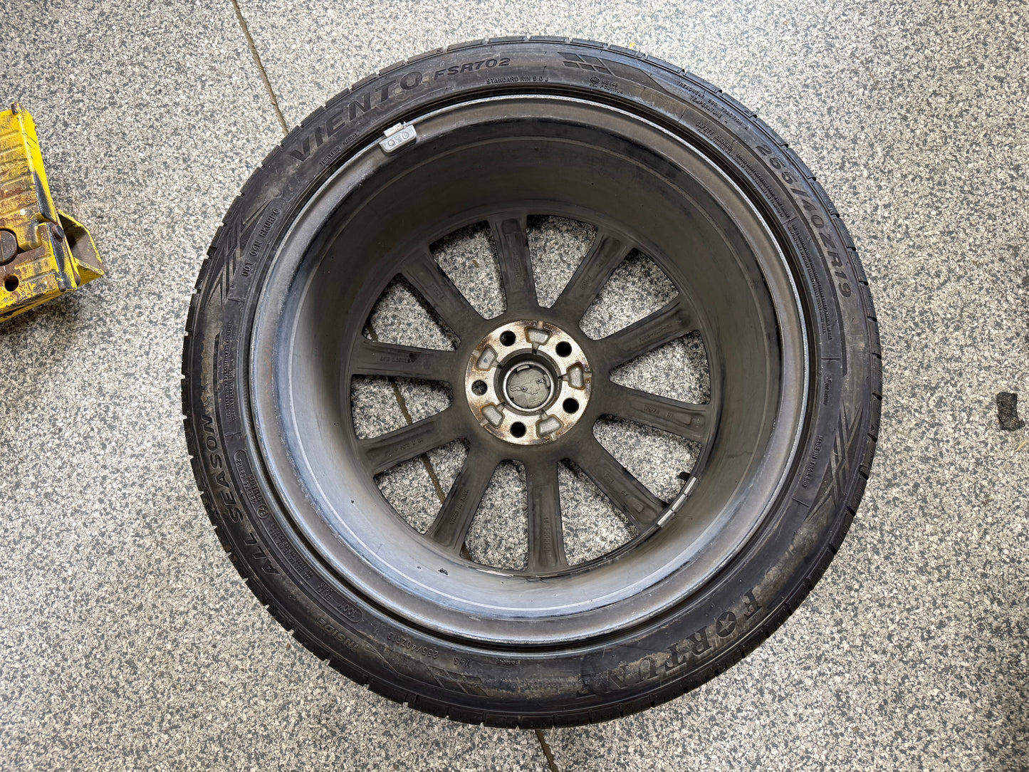 2015-2023 Ford Mustang GT Wheel Rim 19"x8.5" Fortune Viento 255/40/19