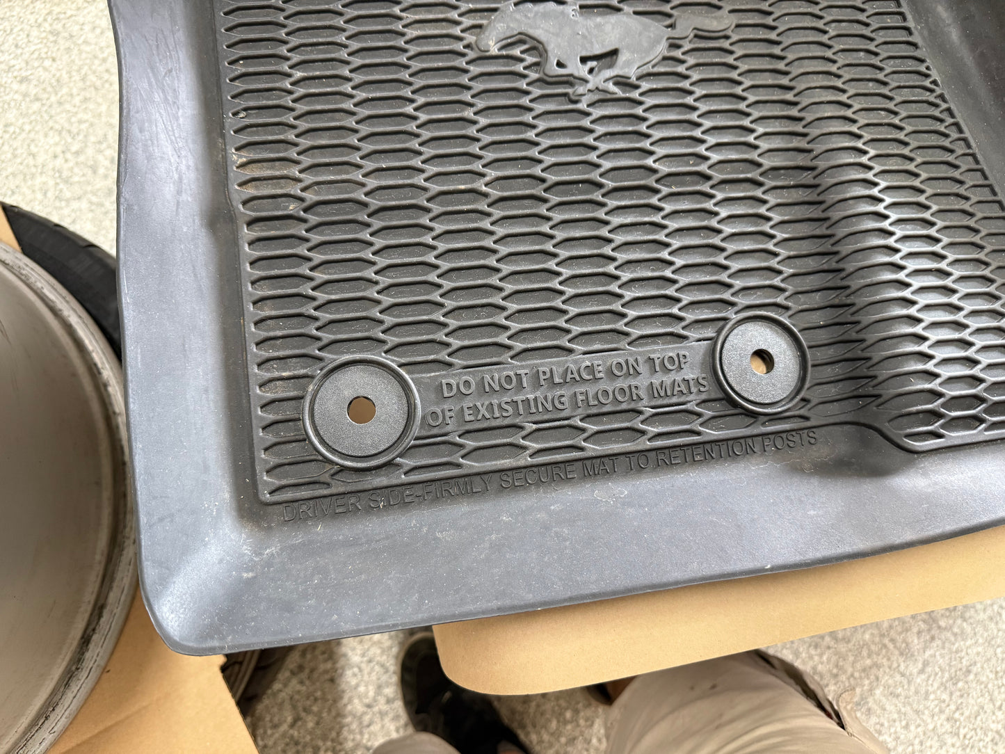 2015-2023 Ford Mustang Rubber Front & Rear Floor Mats