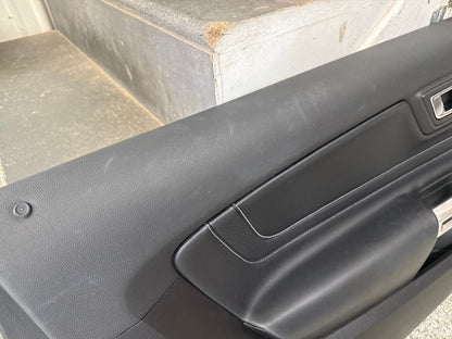 2018-2023 Mustang GT V6 EcoBoost LH RH Premium Leather Insert Door Panels Pair