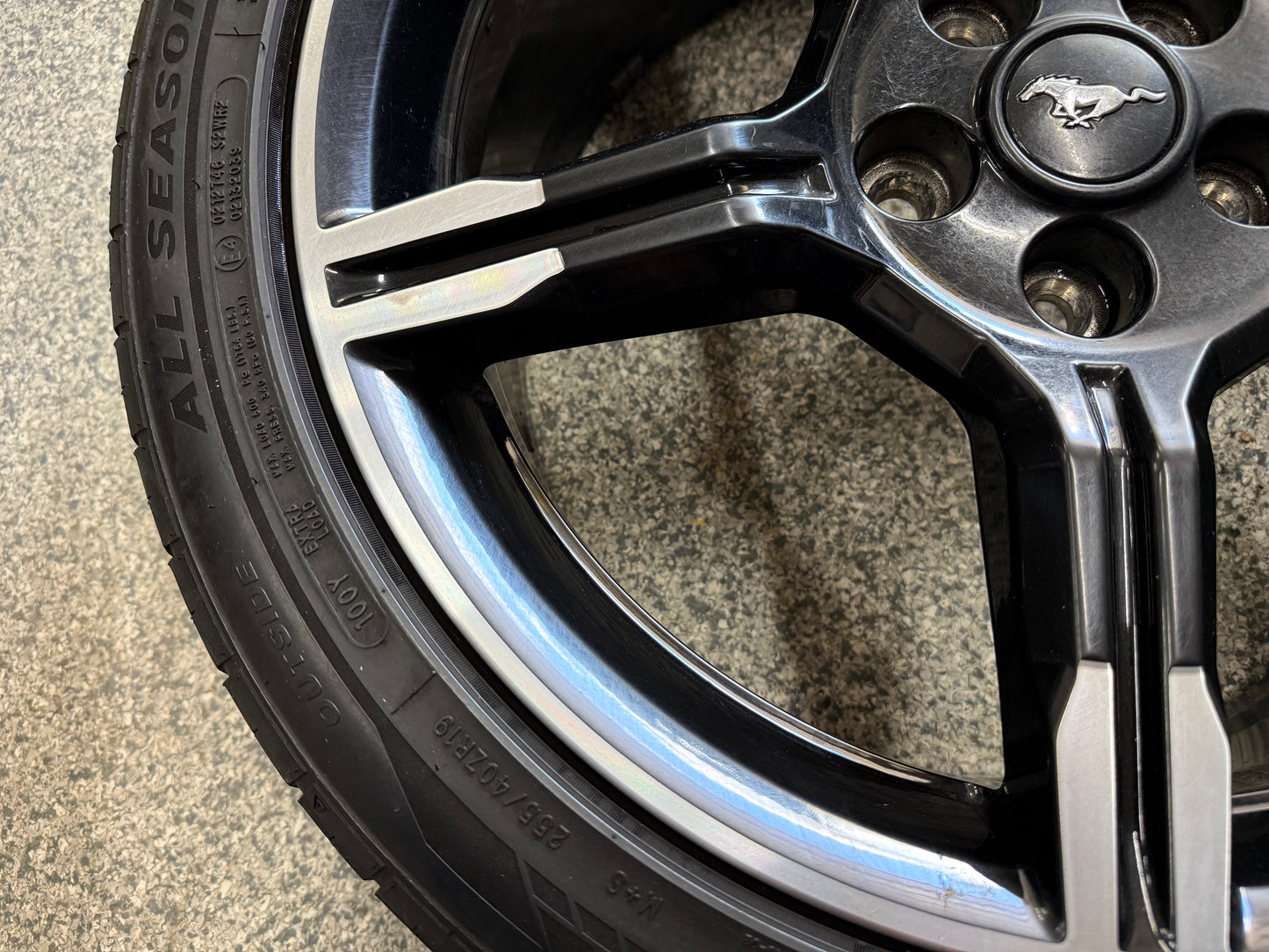 2015-2023 Ford Mustang California Special 19x8.5" Wheel Rim 255/40/19 Fortune