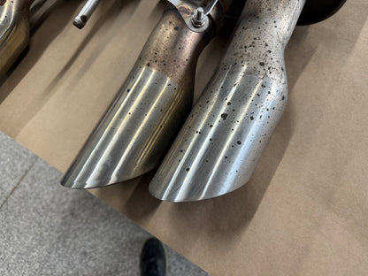 2018-2023 Ford Mustang GT Active Exhaust Quad Tip Mufflers
