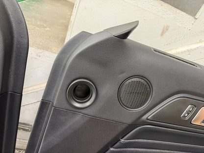 2018-2023 Mustang GT V6 EcoBoost LH RH Premium Leather Insert Door Panels Pair