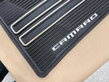 2016-2024 Camaro Molded Rubber Front Floor Mats