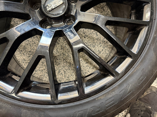 2015-2023 Ford Mustang GT 5.0 19x8.5" Wheel Rim PP1 255/40/19 Pirelli AM Replica