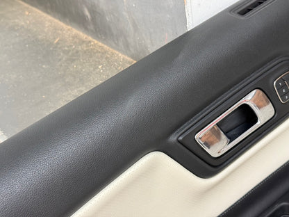 2015-2017 Ford Mustang 50th Anniversary Premium Leather Door Panels Pair