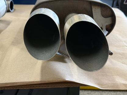 2018-2023 Ford Mustang GT Active Exhaust Quad Tip Mufflers