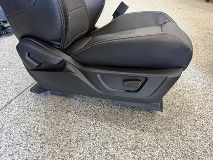 2018-2023 Ford Mustang GT Black Leather Coupe Front & Rear Seats