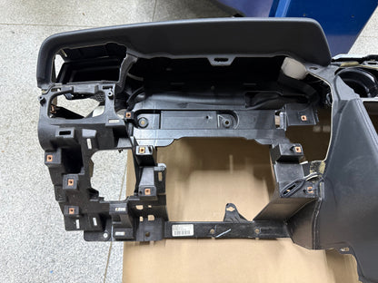 2018-2023 Ford Mustang GT 5.0 Leather Dash Pad Frame "Grey Stitching"
